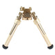 GOLD 6.5 to 9 Inches Swivel Tiltable Quick Release Bipod With Grip