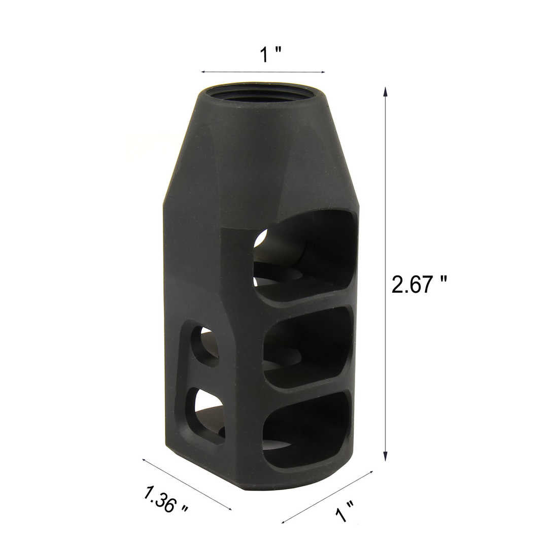 Steel 49/64x20 TPI Competition Grade Tanker Muzzle Brake for .50