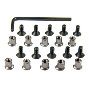 10 Sets Pack Steel KEYMOD Nut Standard Screw For Rail Sections