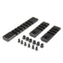 3PCS KEYMOD Aluminum Rail Mount Handguard Section Select Picatinny Weaver