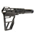 Skeletonized AR Pistol Brace + Pistol Buffer Tube - Aluminum