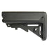 AR Mil Spec Adjustable Buttstock with Slim Rubber Shoulder Recoil Pad