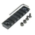 KEYMOD 3" Picatinny Weaver Rail Section - Aluminum