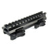 Quick Release 14 Slot Double Dual See Through Riser Picatinny Rail Mount