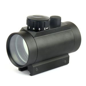 Field Sport 1x42 Aluminum Red Green Dot Sight 3 MOA Dot with Weaver Base Lens Covers