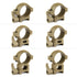 TAN 30mm Diameter Scope Rings w/ Quick Detach Lever for Picatinny & Weave