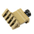 TAN 4 Slot 45 Degree Angle Offset 20mm Picatinny Weaver Rail Mount