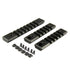 3PCS COMBO M-LOK Picatinny Weaver Rail Section 7 5 5 Slot - Aluminum