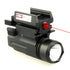 Tactical Compact Red Laser + QD Quick Release Flashlight