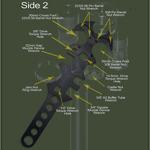 .223/.308 All In One Multi Purposes Gunsmith Armorer's Combo Wrench Tool