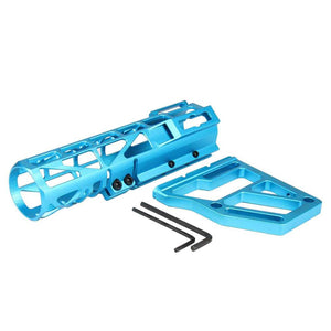 Skeletonized AR Pistol Brace Aluminum