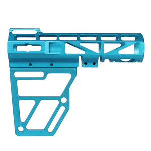 Skeletonized AR Pistol Brace Aluminum