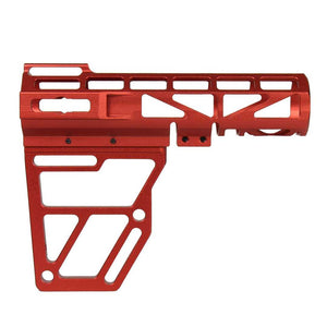 Skeletonized AR Pistol Brace Aluminum