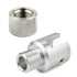 Ruger 1022 10-22 Muzzle Brake Adapter SILVER + Stainless Steel .936 Thread Protector 5/8x24 Thread