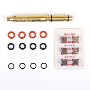 9mm /.375 Cal / .41 Cal / 40sw/10mm Red Laser Front Insert Arbor Boresighter Precision Fit