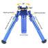 BLUE 6.5 to 9 Inches Swivel Tiltable Quick Release Bipod With Grip