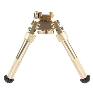 GOLD 6.5 to 9 Inches Swivel Tiltable Quick Release Bipod With Grip