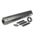 AR-15 8 Angled Carbon Fiber KEYMOD Handguard - Free Float - With Rail - 10", 12", 15"