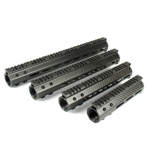 AR-15 Octagon Carbon Fiber M-LOK Handguard Slim Structure - Free Float