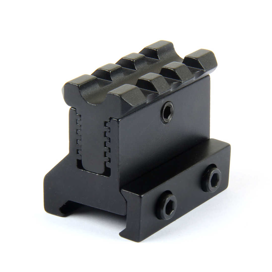 Adjustable Height Picatinny Riser Mount - 3 Slot – TACFUN