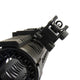 New ALUMINUM 45 Degree Offset Front & Rear Backup Sight Fit Picatinny Weaver Rail (FRS45AL-2-B))