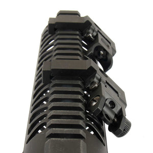 New ALUMINUM 45 Degree Offset Front & Rear Backup Sight Fit Picatinny Weaver Rail (FRS45AL-2-B))