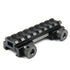 Flat top 0.5" See Through Riser Scope Rail Mount 8 slot Picatinny Weaver