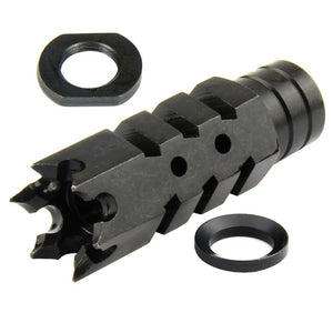 M1 Garand Muzzle Brake Steel w/ Adapter 5/8x24 Thread