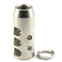 Stainless Steel 1/2"x28 or 5/8"x24 Thread Compact Style Muzzle Brake For .223/5.56 or .308
