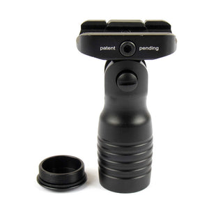 Short Aluminum 5 Position Stubby Front Grip Foregrip - Picatinny