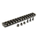 2PCS 13 Slots 5.3" KEYMOD Aluminum Picatinny Rail Section