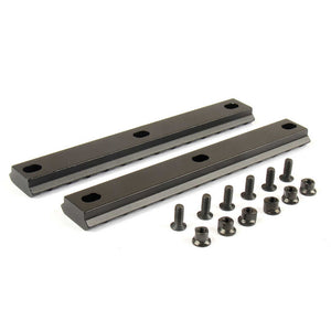 2PCS 13 Slots 5.3" KEYMOD Aluminum Picatinny Rail Section