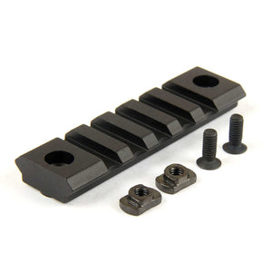 4PCS M-Lok Aluminum Rail Mount Handguard Section 5 Slot Picatinny Weaver