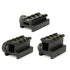 Flat top See Through Riser Scope Rail Mount 3 slot Picatinny Weaver