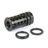 Competion Short Size Muzzle Brake 5/8x24 TPI for .308 w/ Crush Washer & Jum Nut