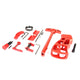 RED Color Suit combination Buffer Tube Grip combo for .223/556 (8PCS)