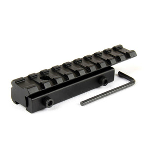 Rail Mount .22 Crossbow 3/8" Dovetail to 7/8" Weaver /w Stop Pin
