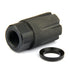 1/2"x28 Thread Compact Style Muzzle Brake For 9MM