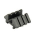 4 Slots 45 Degree Offset Double Side Mount Weaver Picatinny Rail