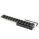 Rail Mount .22 Crossbow 3/8" Dovetail to 7/8" Weaver /w Stop Pin