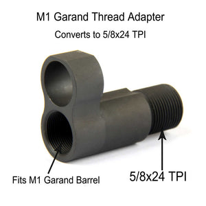 M1 Garand Muzzle Brake Adapter 5/8x24 Thread Steel