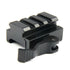 0.5" Quick Release Detach Mini Riser Mount 3-Slot for Picatinny Rail