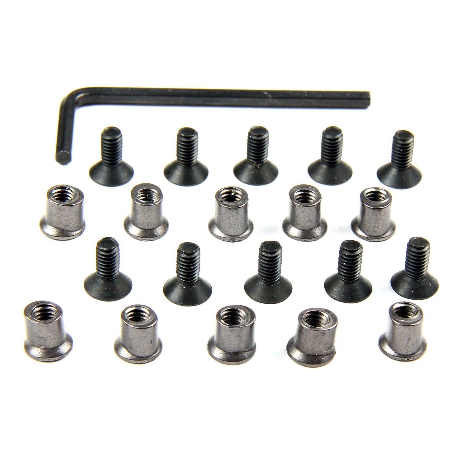 10 Sets Pack Steel KEYMOD Nut Standard Screw For Rail Sections – TACFUN