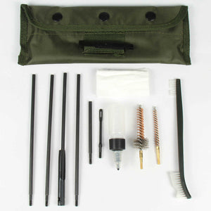 10pc Universal .22 cal .223 556 Rifle Gun Pistol Cleaning Kit Set