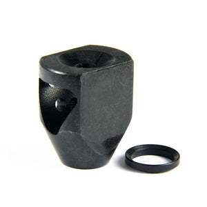 1/2"x28 or 1/2"x36 Thread Mini Tanker Style Muzzle Brake For .223/5.56 or 9mm