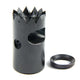 1/2"x28 or 1/2"x36 or 5/8"x24 Thread Short Shark Style Muzzle Brake For .223/5.56 or 9mm or .308