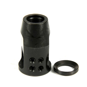 1/2"x28 or 1/2"x36 or 5/8" x 24 Thread 1S-P Style Muzzle Brake For .223/5.56 or 9mm or .308