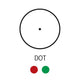 1x20 Red Green Dot Reflex Sight Low Profile Micro Weaver Picatinny Mount