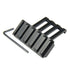 45 Degree Low Profile Offset Picatinny Quad Rail Mount