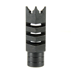 49/64x20 TPI Shark Style Muzzle Brake For .50 Beowulf